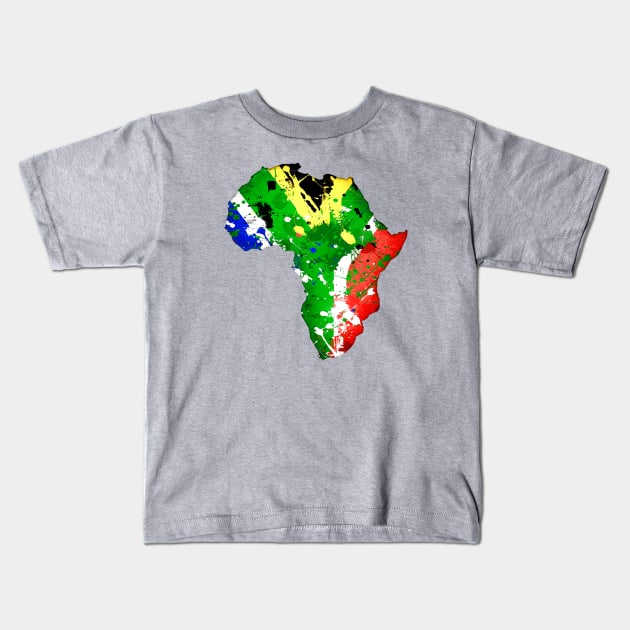 Suid Afrika Kids T-Shirt by GAz